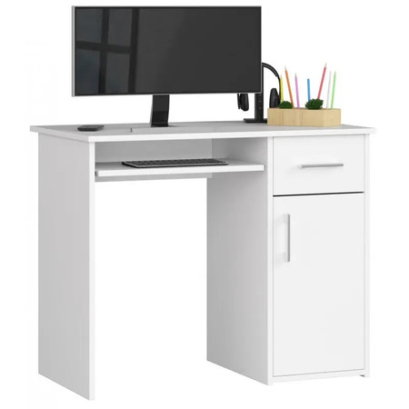 PIN számítógépasztal (fehér) Akord