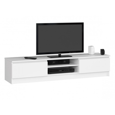 RTV 160 TV-asztal (fehér) Akord