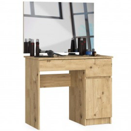 Fésülködőasztal P-2/SL 900x600 jobb - kézműves tölgy Akord