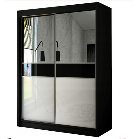 Tito Gardróbszekrény - 200 cm Vanília Fehér/matt Furniture