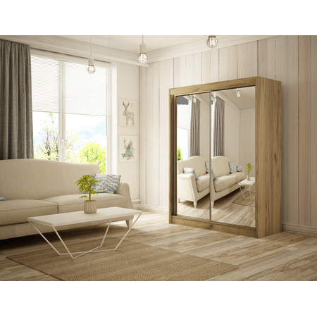 Homa Gardróbszekrény -150 cm Kézműves tölgy Furniture