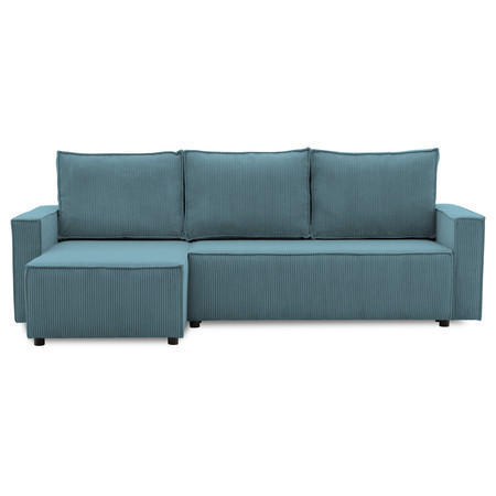 Rohová rozkládací sedací souprava LUCCA model 2 Modrá SG-nábytek
