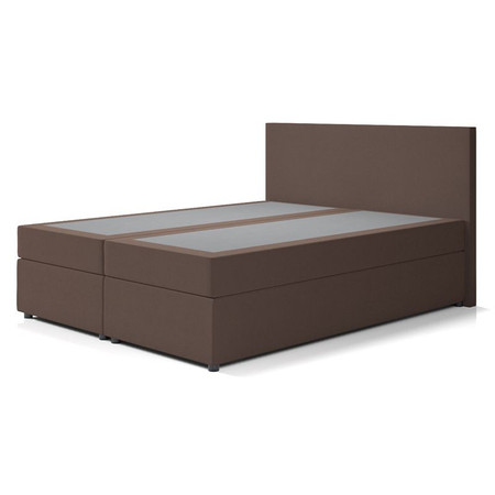 Čalouněná postel IMOLA s pružinovou matrací 180x200 cm Hnědá SG butor