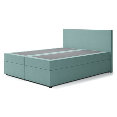 Čalouněná postel IMOLA s pružinovou matrací 180x200 cm Tyrkysová SG butor