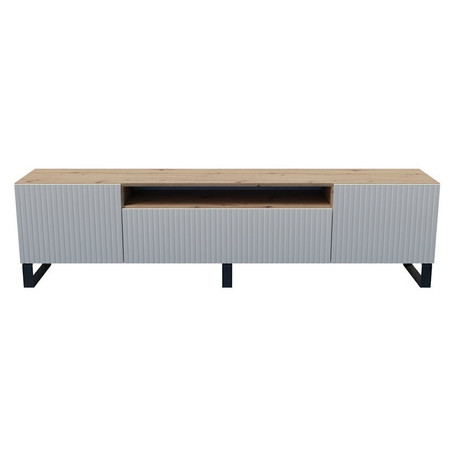 Televizní stolek RTV  Remo  200 cm Bílá - Dub artisan Furniture