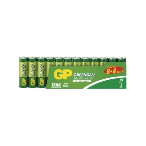 AA cink elem készlet 12 db-os GREENCELL – EMOS