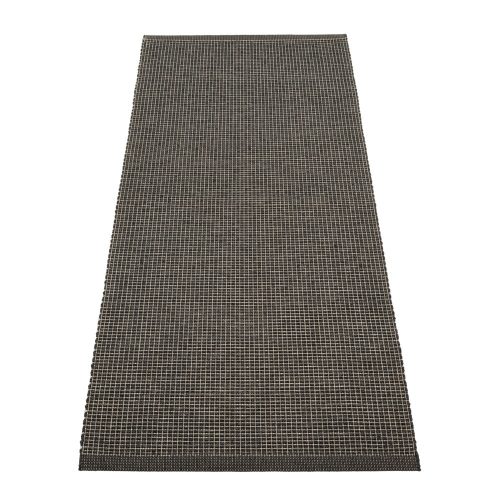 Antracitszürke kültéri-beltéri futószőnyeg 70x180 cm Emm Black Linen – Pappelina