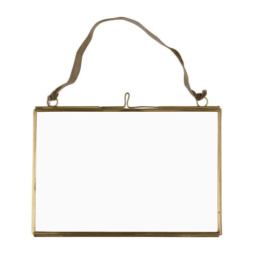Aranyszínű fém fali képkeret 15x10 cm – Rex London