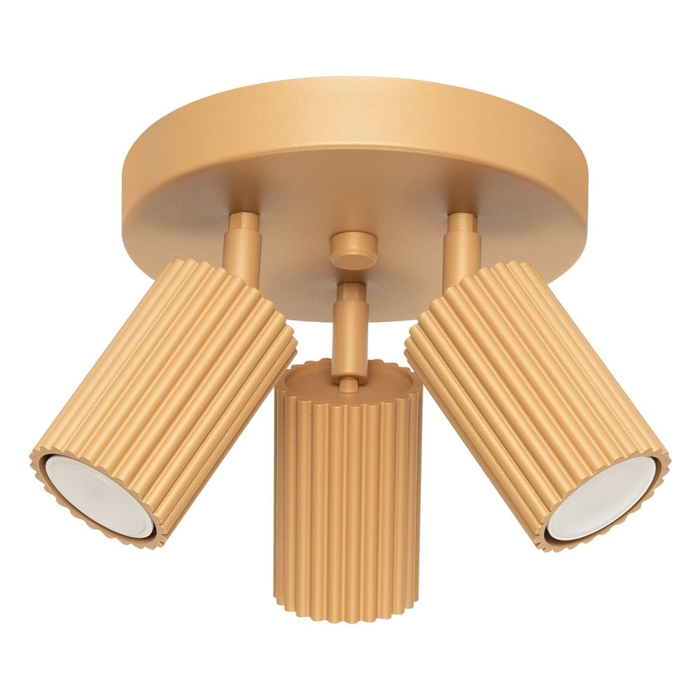 Aranyszínű mennyezeti lámpa Gleam – Nice Lamps