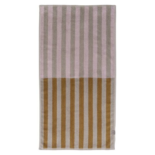 Barna-bézs organikus pamut törölköző szett 2 db-os 40x55 cm Disorder – Mette Ditmer Denmark