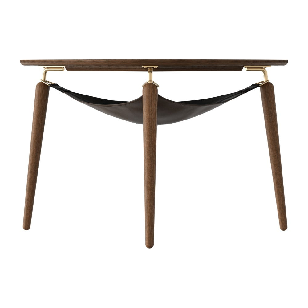 Barna dohányzóasztal ø 80 cm Hang Out – UMAGE