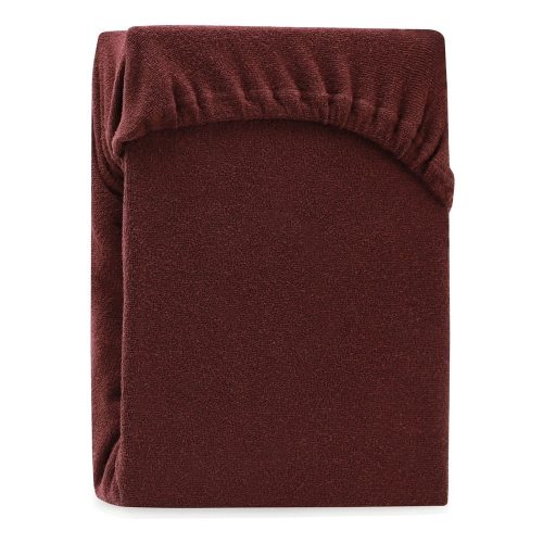 Barna gumis frottír lepedő 180x200 cm Ruby – Restilo