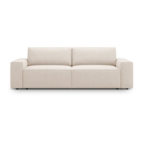 Bézs buklé kinyitható kanapé 247 cm Jodie – Micadoni Home