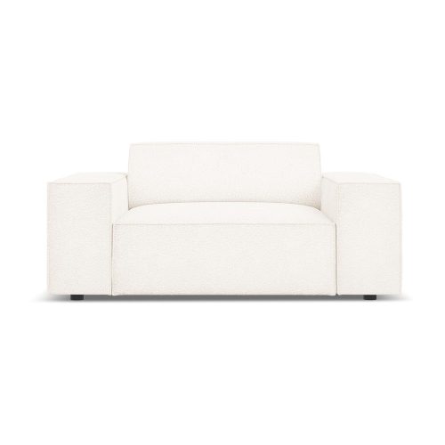Bézs buklé szövet fotel Jodie – Micadoni Home