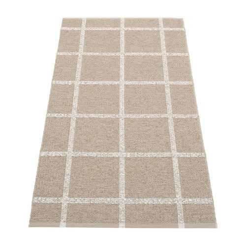 Bézs kültéri-beltéri futószőnyeg 70x150 cm Ada Dark Linen – Pappelina