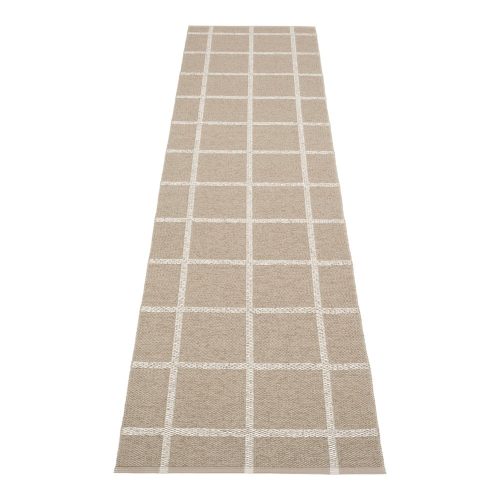 Bézs kültéri-beltéri futószőnyeg 70x300 cm Ada Dark Linen – Pappelina
