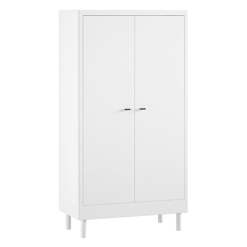 Fehér bükkfa gyerek ruhásszekrény 100x190x55 cm Forrest – Vipack