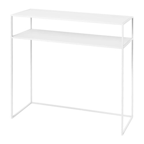 Fehér fém konzolasztal 35x85 cm Fera – Blomus