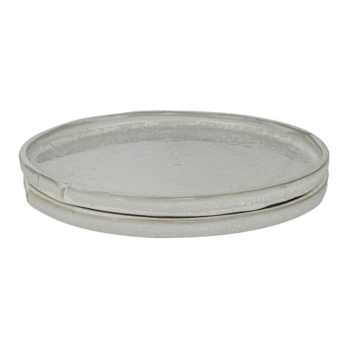Fehér kő tányér készlet 2 db-os ø 20 cm Sand Grain – Mette Ditmer Denmark