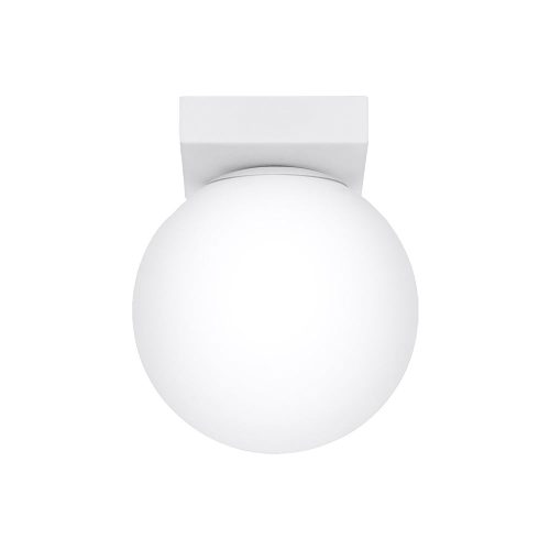Fehér mennyezeti lámpa üveg búrával ø 12 cm Umerta – Nice Lamps