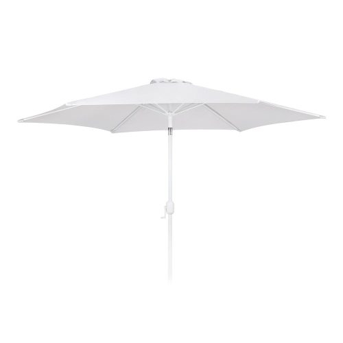 Fehér napernyő ø 300 cm Alba – LDK Garden