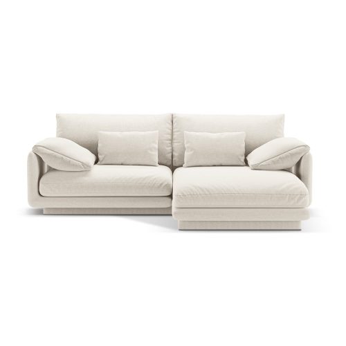 Fehér sarokkanapé (jobb oldali) Torino – Micadoni Home