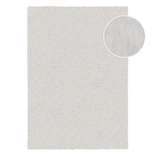 Fehér szintetikus szőrme szőnyeg 120x170 cm Alpine Faux Fur – Flair Rugs