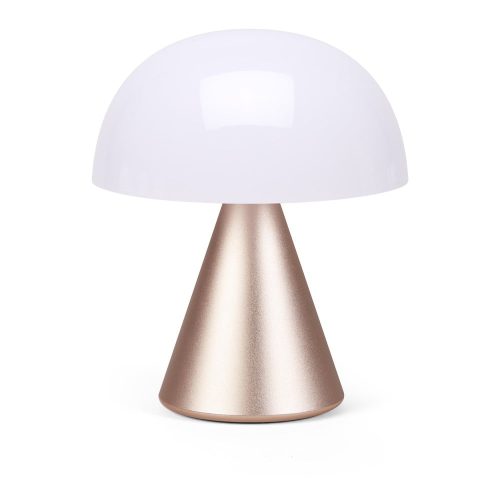 Fehér-világos rózsaszín LED asztali lámpa (magasság 11 cm) Mina M – Lexon