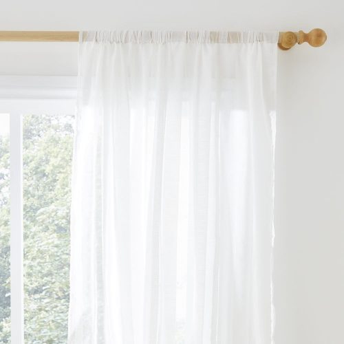 Fehér voile fényáteresztő függöny 140x183 cm Aletta – Pineapple Elephant