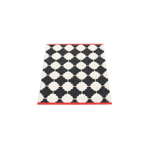 Fekete-fehér kültéri-beltéri szőnyeg 70x90 cm Marre Black Coral  – Pappelina