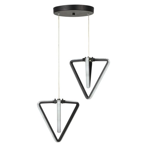Fekete fém LED függőlámpa ø 20 cm Baris – Squid Lighting