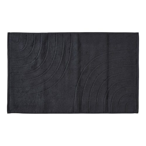 Fekete fürdőszobai kilépő 50x80 cm Time – Zone