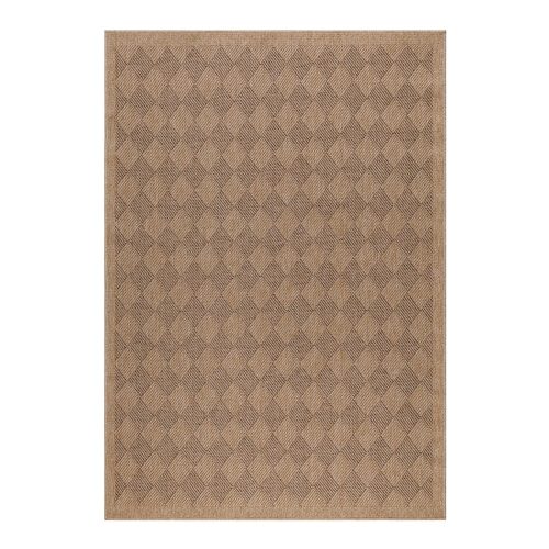 Fekete-natúr színű kültéri szőnyeg 160x230 cm Dhaka – Ayyildiz Carpets
