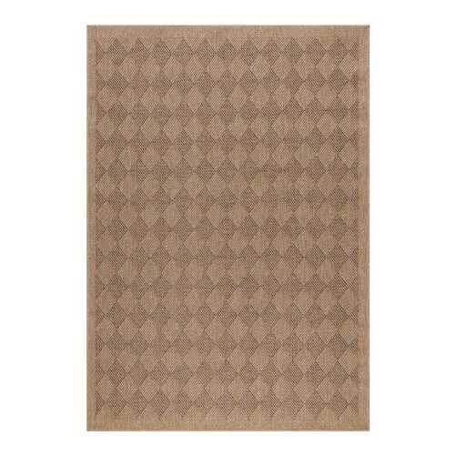 Fekete-natúr színű kültéri szőnyeg 80x150 cm Dhaka – Ayyildiz Carpets