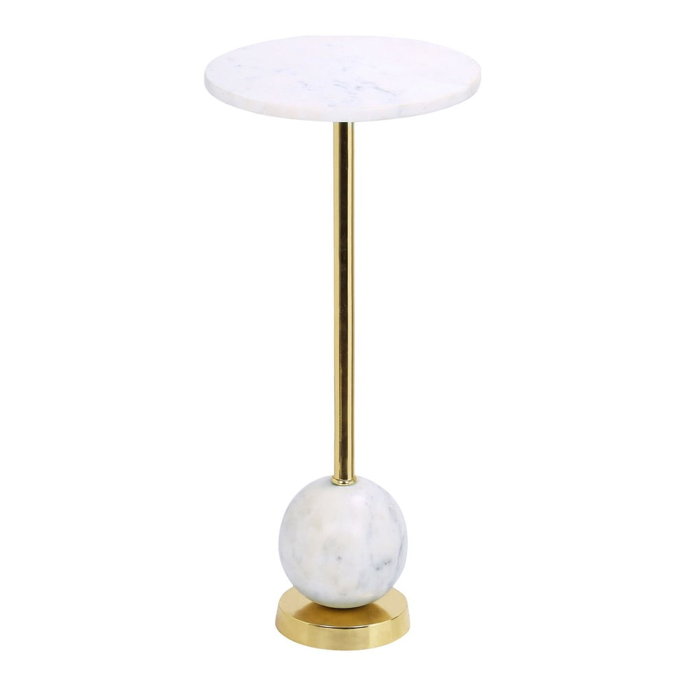 Fém kerek tárolóasztal ø 25 cm Salo – House Nordic
