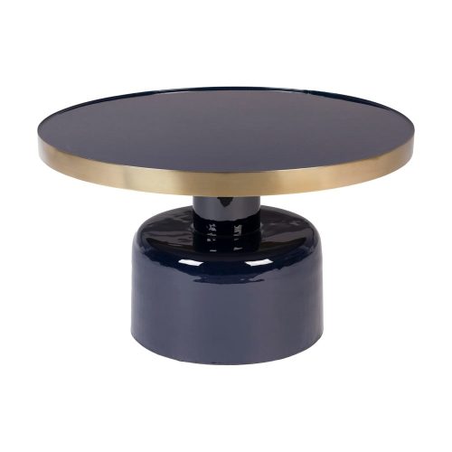 Fém kerek tárolóasztal ø 60 cm Glam – Zuiver