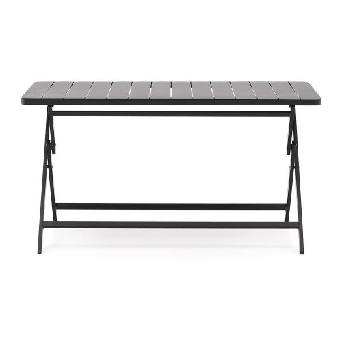 Fém kerti étkezőasztal 70x140 cm Torreta – Kave Home