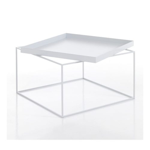 Fém kerti tárolóasztal 60x60 cm Hannah – Tomasucci