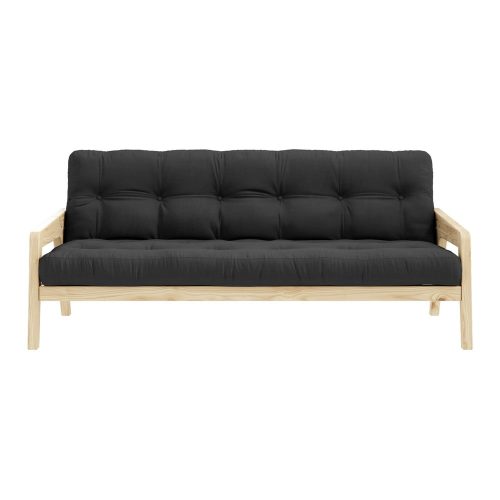 Grab feketés szürke kinyitható kanapé 204 cm - Karup Design