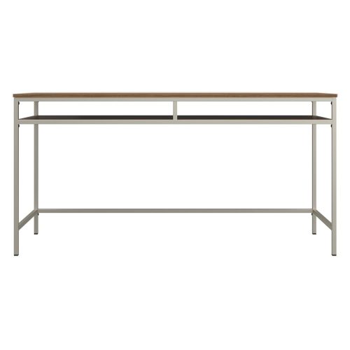 Íróasztal diófa dekoros asztallappal 51x153 cm Bradford – Støraa