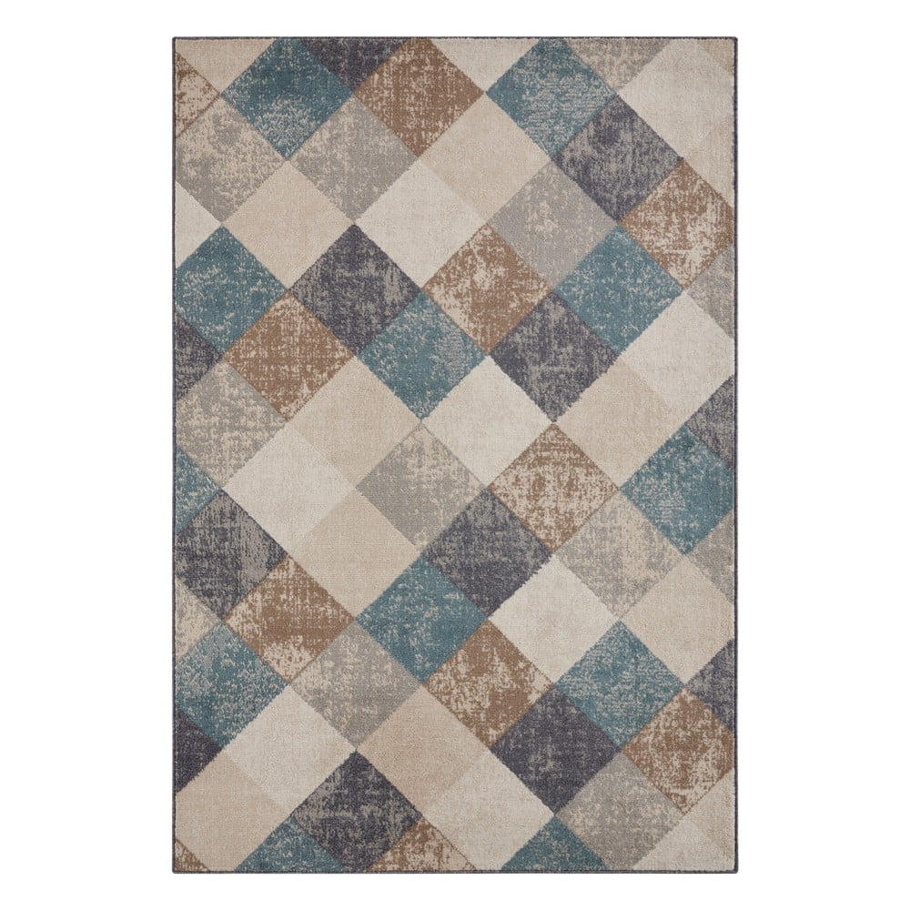 Kék-bézs szőnyeg 200x280 cm Terrain – Hanse Home