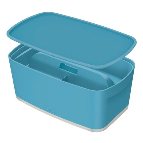 Kék fedeles tárolódoboz 32x19x13 cm MyBox – Leitz