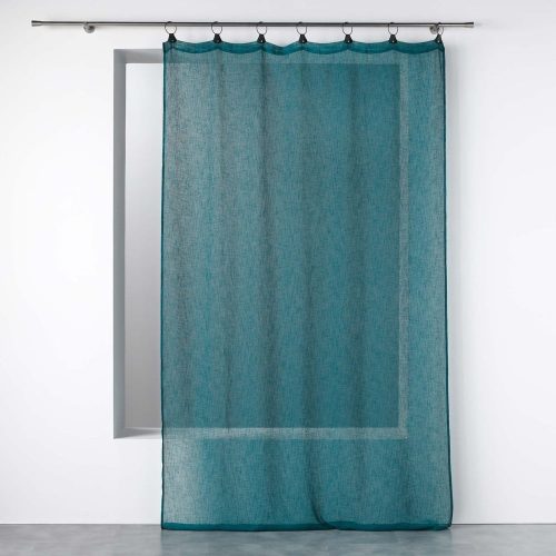 Kék voile fényáteresztő függöny 140x240 cm Linka – douceur d'intérieur