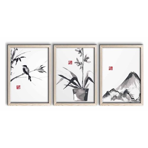 Kép szett 3 db-os 38x53 cm – Wallity