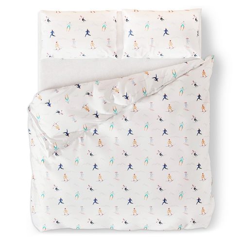 Kétszemélyes-hosszabbított flanel ágyneműhuzat 200x220 cm Snuggy Aspen – Restilo