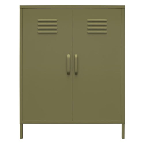 Khaki fém szekrény 79x100x39 cm Bradford – Støraa