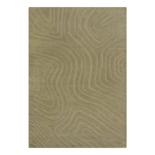 Khaki kézi szövésű gyapjú szőnyeg 120x170 cm Mesmerise Sage – Flair Rugs