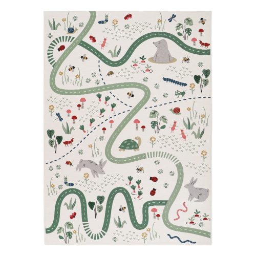 Krémszínű gyerek játszószőnyeg 123x180 cm Garden Life – Nattiot