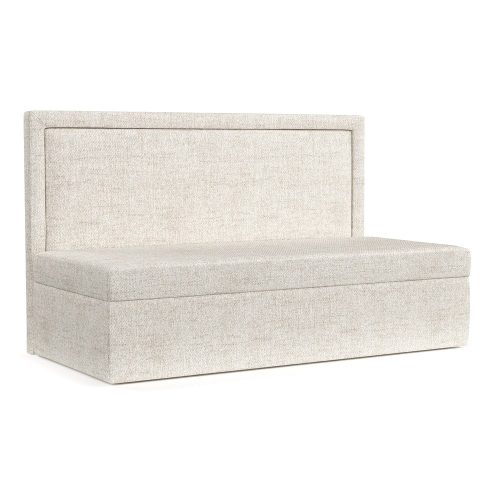 Krémszínű kárpitozott egyszemélyes ágy 100x200 cm Scala – Maison de Rêve