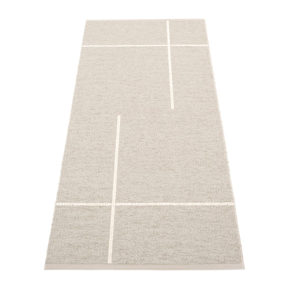 Krémszínű kültéri-beltéri futószőnyeg 70x180 cm Fred Linen – Pappelina
